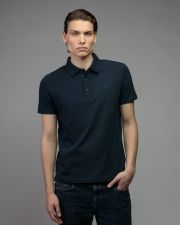BLUE MEN'S SHORT SLEEVE POLO SHIRT