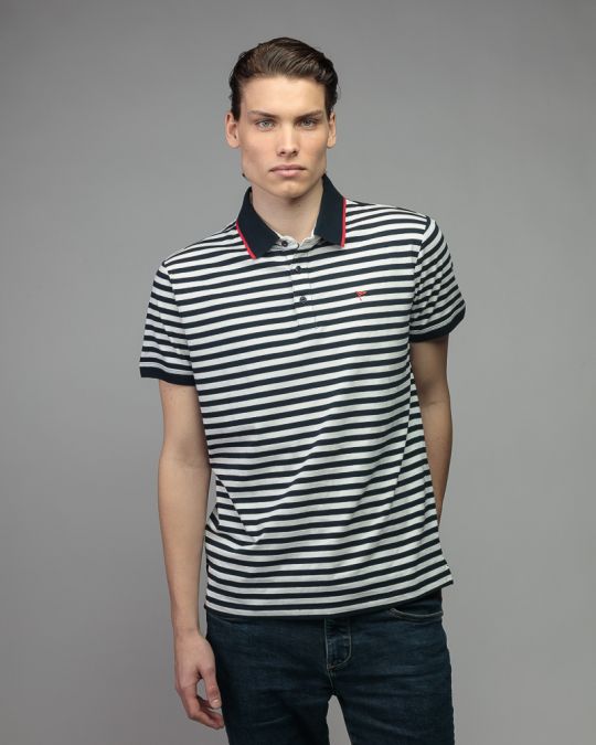 BLUE MEN'S SHORT SLEEVE T-SHIRT 1D26SS4028SS0105