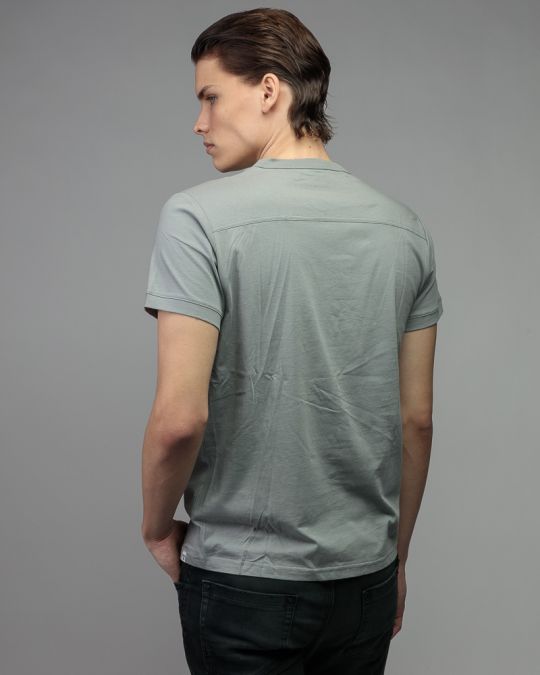 GREY MEN'S SHORT SLEEVE T-SHIRT 1D26SS4034SS0105