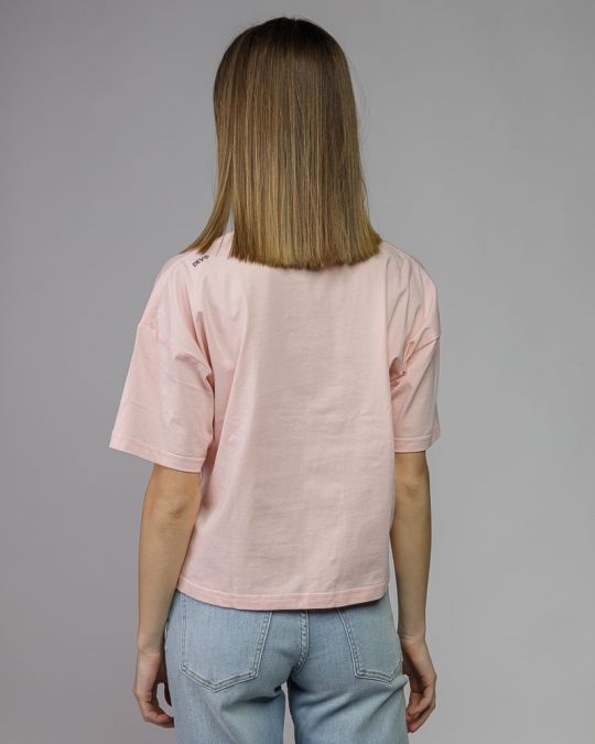 PINK WOMEN'S SHORT SLEEVE T-SHIRT 2D26SS4526SS0105