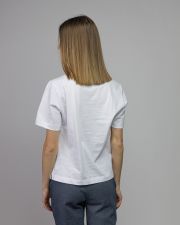 WHITE WOMEN'S SHORT SLEEVE T-SHIRT