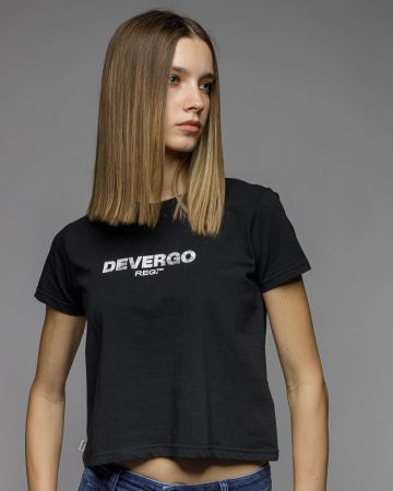 BLACK WOMEN'S SHORT SLEEVE T-SHIRT 2D26SS4542SS0224