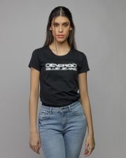 BLACK WOMEN'S SHORT SLEEVE T-SHIRT