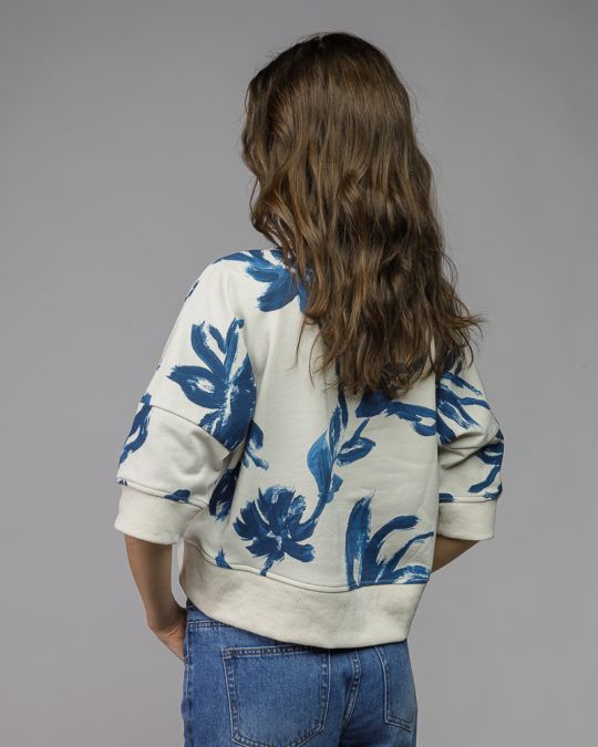 BLUE WOMEN'S SWEATSHIRT 2D26SS4590SS0705