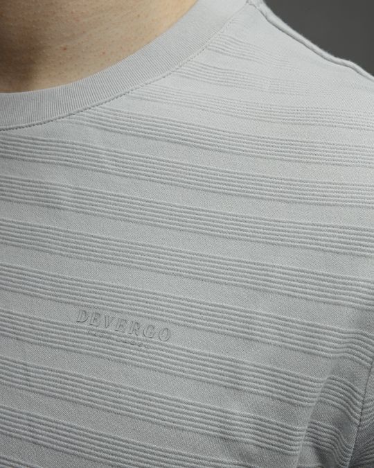 GREY MEN'S SHORT SLEEVE T-SHIRT 1D26SS4016SS0101