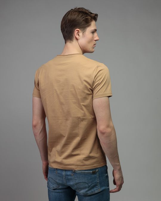 BROWN MEN'S SHORT SLEEVE T-SHIRT 1D26SS4019SS0105