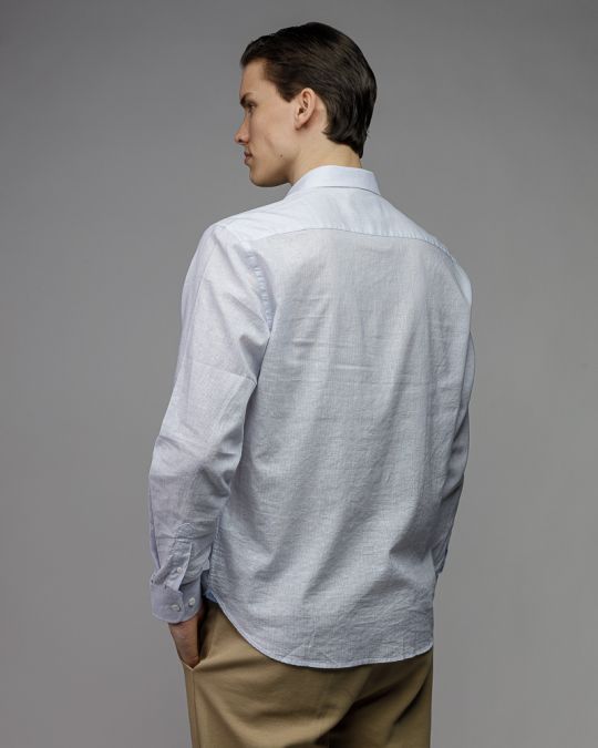 BLUE MEN'S SHIRT 1D26SS5000LS1301