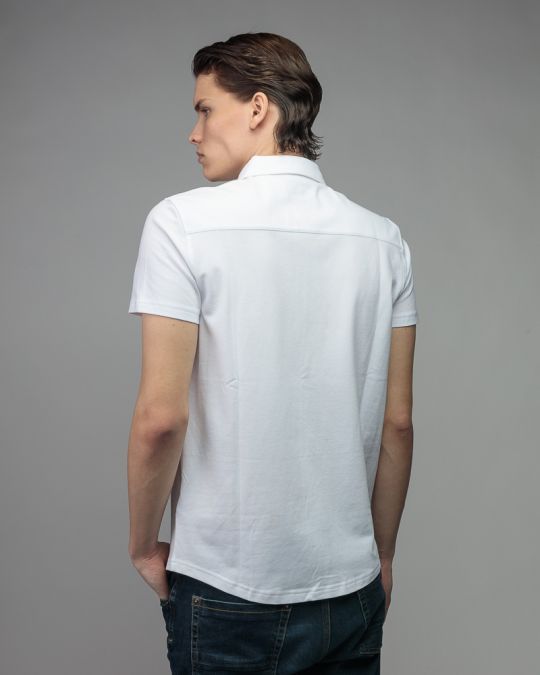 WHITE MEN'S SHIRT 1D26SS5008SS2405