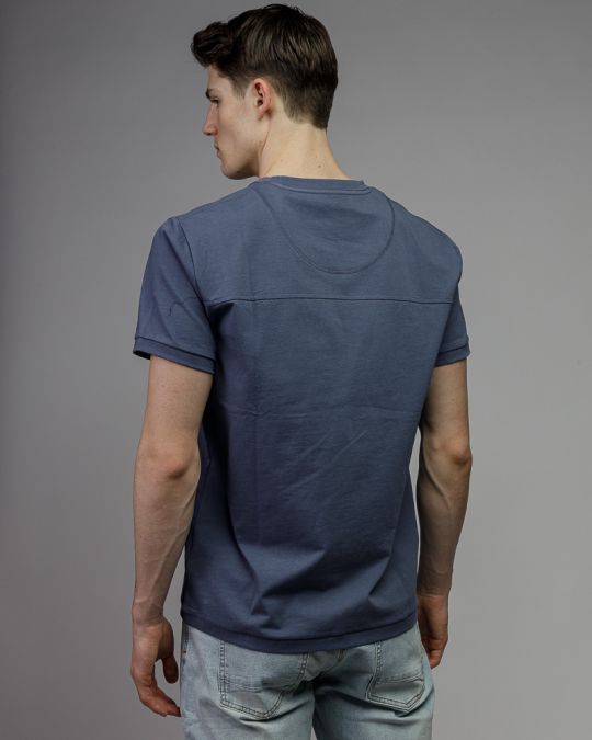 BLUE MEN'S SHORT SLEEVE T-SHIRT 1D26SS4046SS0105