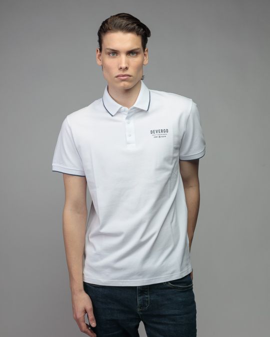 WHITE MEN'S SHORT SLEEVE T-SHIRT 1D26SS4075SS0105