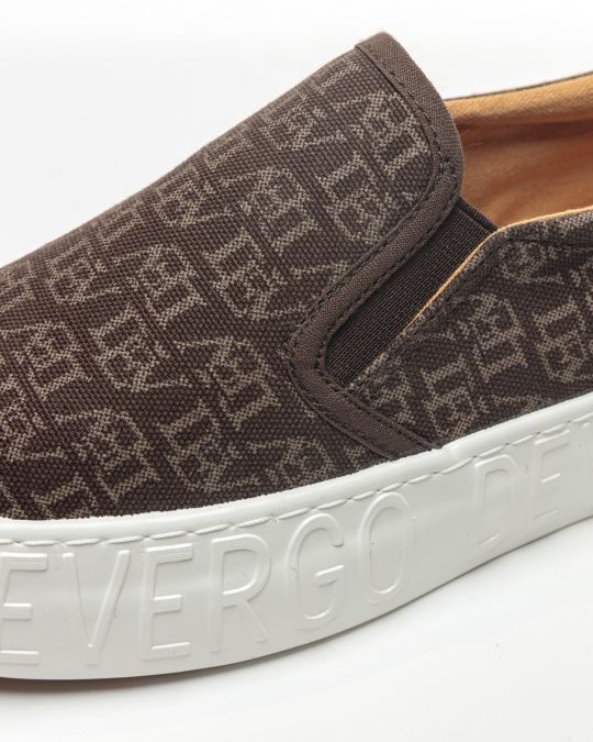 BROWN WOMEN'S BALLERINA  - HELIA DEV DE26SS3515DV KD