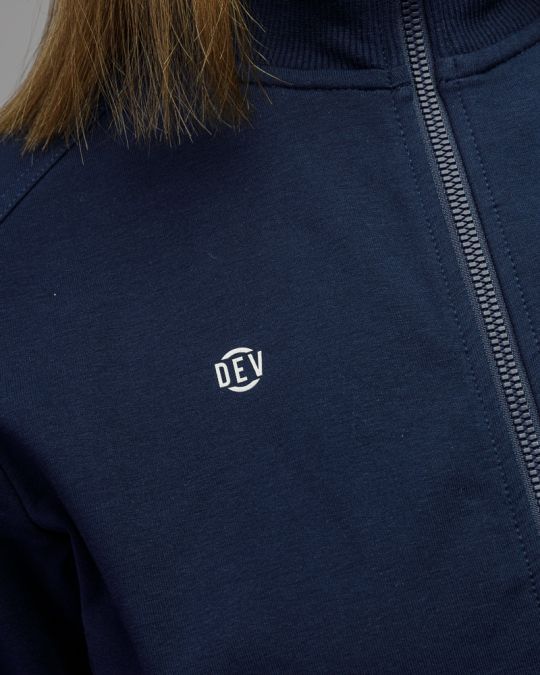 BLUE WOMEN'S ZIP SWEATER 2D26SS4586KA0705