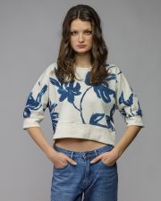 BLUE WOMEN'S SWEATSHIRT