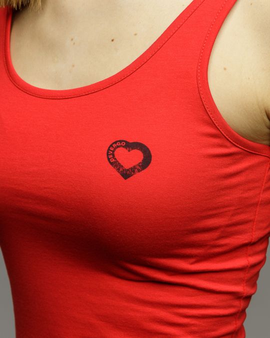 RED WOMEN'S TOP 2D26SS4502SL0205