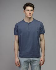 BLUE MEN'S SHORT SLEEVE T-SHIRT