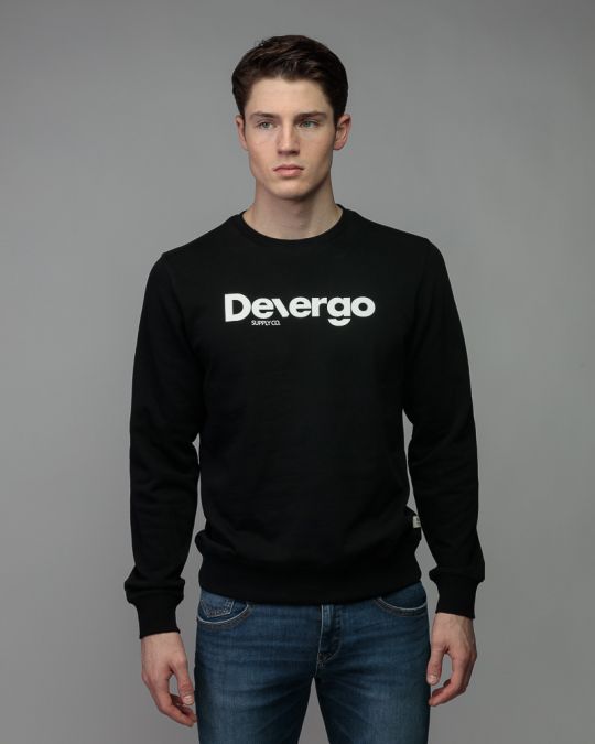BLACK MEN'S SWEATSHIRT 1D26SS4094LS0705
