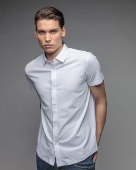 WHITE MEN'S SHIRT 1D26SS5008SS2405