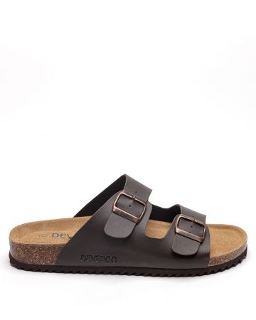 BROWN MEN'S SLIPPERS - ALFRED DE26SS2005PU PT
