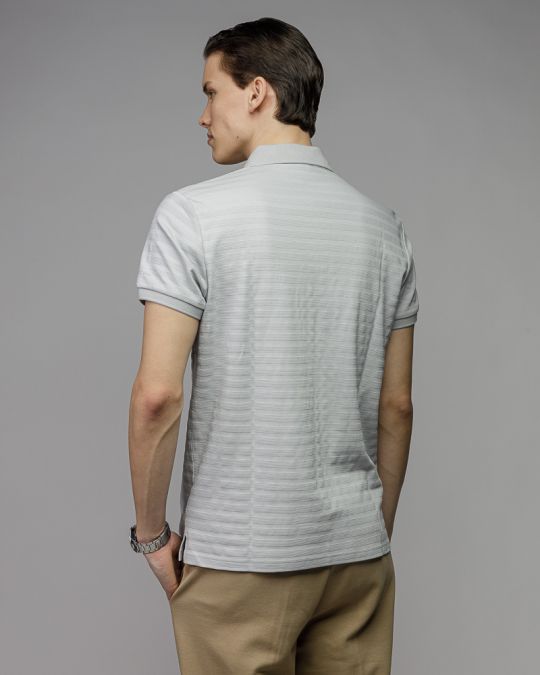 GREY MEN'S SHORT SLEEVE POLO SHIRT 1D26SS4015SS0101