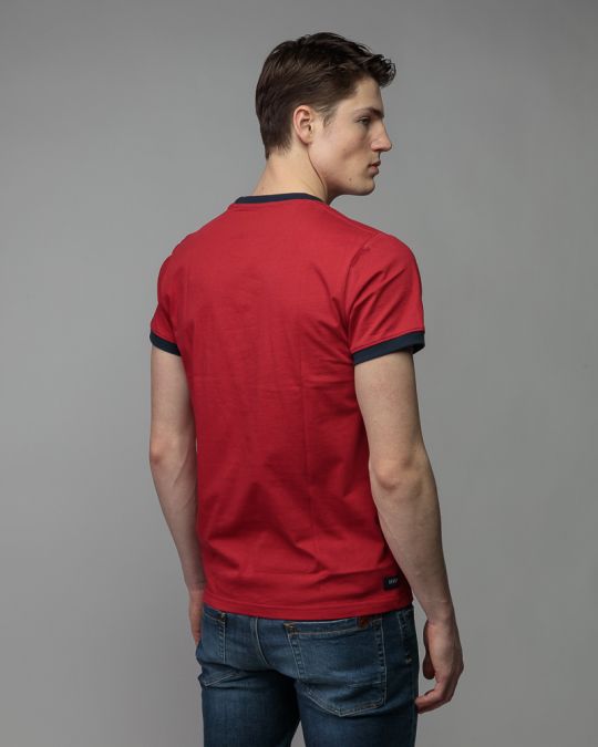 RED MEN'S SHORT SLEEVE T-SHIRT 1D26SS4024SS0105