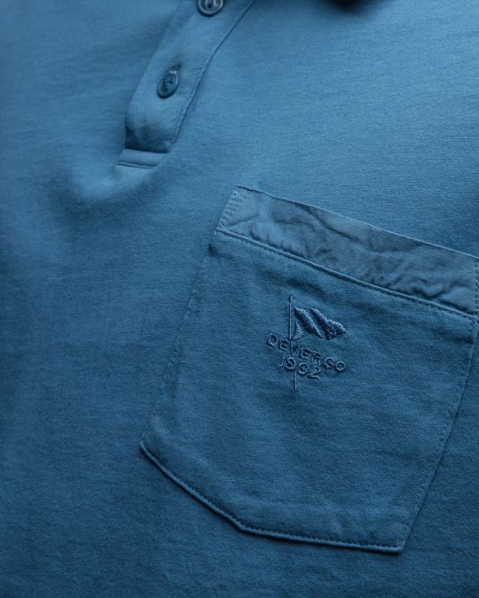 BLUE MEN'S SHORT SLEEVE T-SHIRT 1D26SS4025SS0106