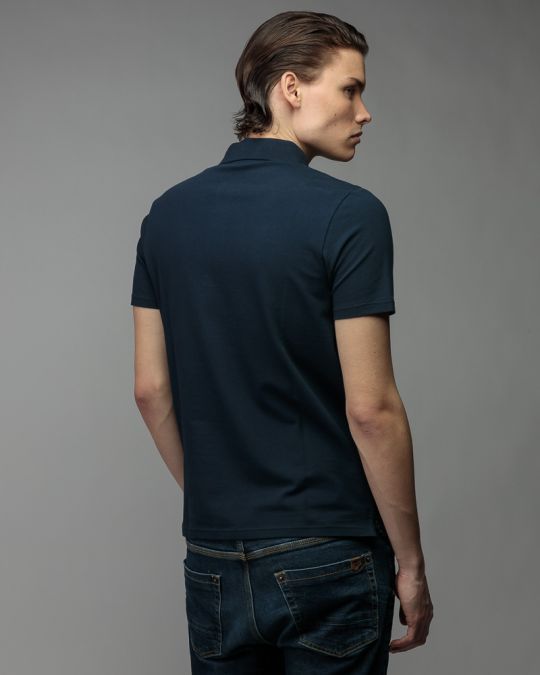 BLUE MEN'S SHORT SLEEVE POLO SHIRT 1D26SS4026SS2405