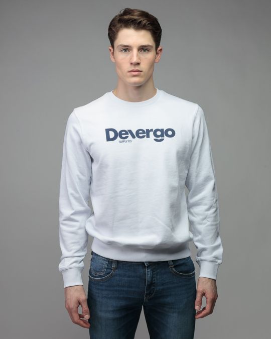 WHITE MEN'S SWEATSHIRT 1D26SS4094LS0705