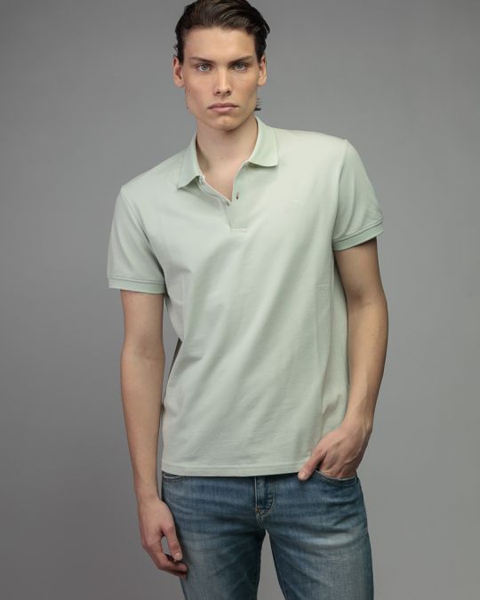 GREEN MEN'S SHORT SLEEVE POLO SHIRT 1D26SS4037SS2405