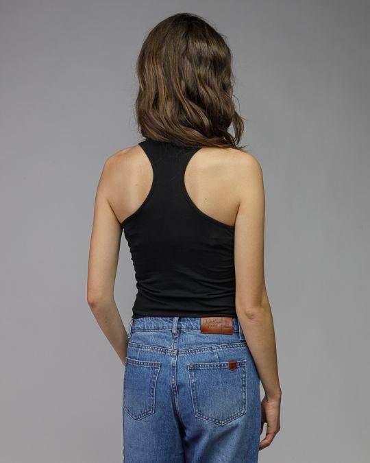 BLACK WOMEN'S TOP 2D26SS4503SL0205