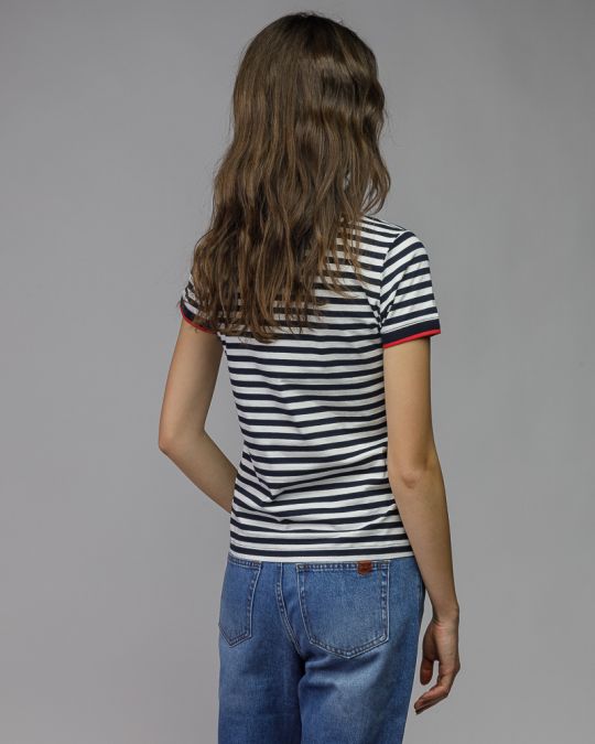 BLUE WOMEN'S SHORT SLEEVE T-SHIRT 2D26SS4528SS0105
