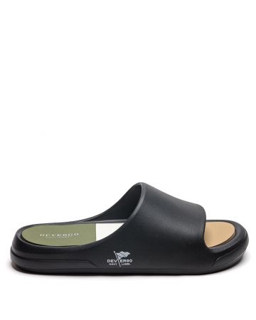 BLACK MEN'S SLIPPERS  - MARISOL DE26SS2035EV SR