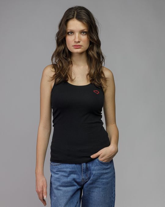 BLACK WOMEN'S TOP 2D26SS4502SL0205
