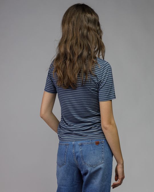 BLUE WOMEN'S SHORT SLEEVE T-SHIRT 2D26SS4543SS0105