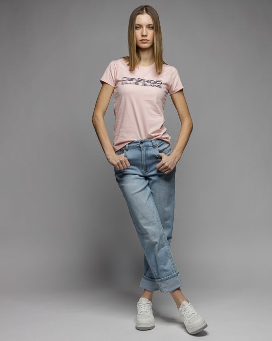 PINK WOMEN'S SHORT SLEEVE T-SHIRT 2D26SS4549SS0105