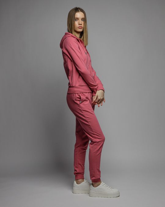 PINK WOMEN'S HOODED ZIP SWEATER 2D26SS4587KA0705