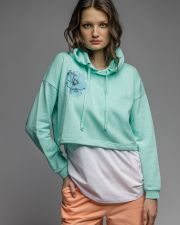 BLUE WOMEN'S SWEATSHIRT