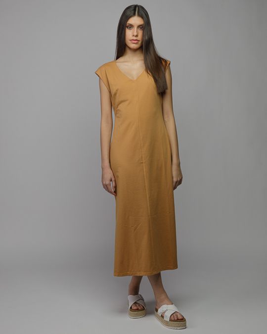 YELLOW WOMEN'S DRESS 2D26SS9592DR0705