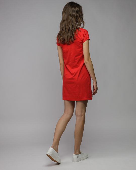 RED WOMEN'S DRESS 2D26SS9593DR0224