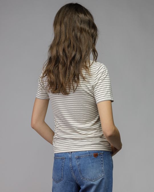 BEIGE WOMEN'S SHORT SLEEVE T-SHIRT 2D26SS4543SS0105