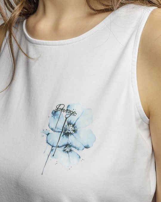 WHITE WOMEN'S TOP 2D26SS4516SL0105