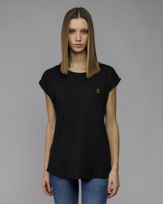 BLACK WOMEN'S TOP 2D26SS4519SL0105