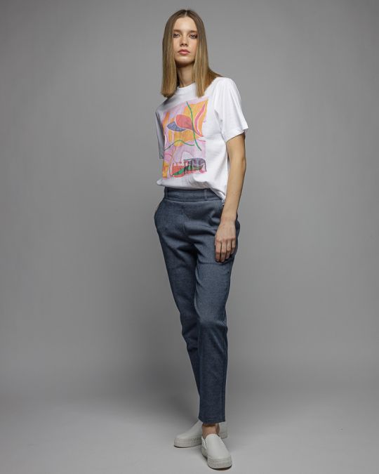 PINK WOMEN'S SHORT SLEEVE T-SHIRT 2D26SS4527SS0105