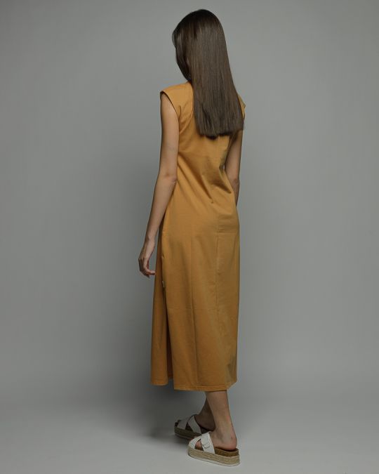 YELLOW WOMEN'S DRESS 2D26SS9592DR0705