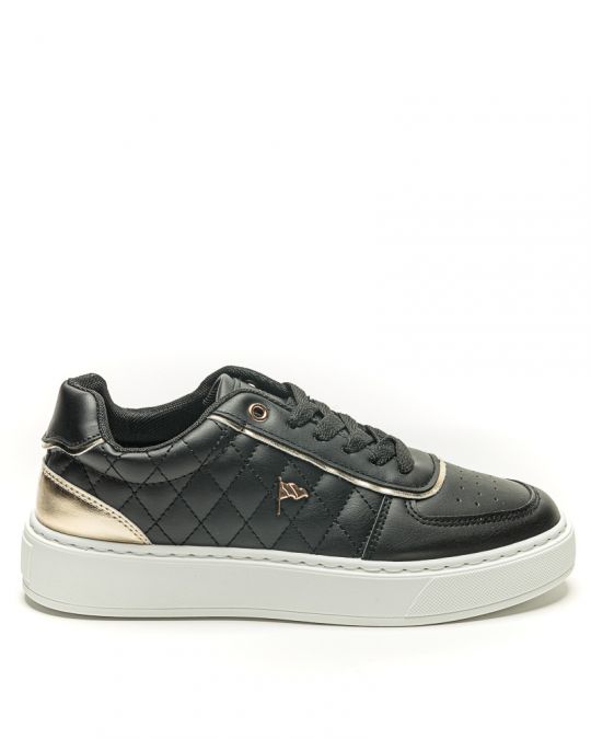 BLACK WOMEN'S SNEAKER  - LAURA DE26SS5518PU UL
