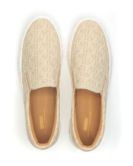 BEIGE WOMEN'S BALLERINA  - HELIA DEV DE26SS3515DV KD