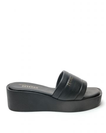 BLACK WOMEN'S SLIPPERS  - REGAN DE26SS2534PU SY