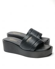 BLACK WOMEN'S SLIPPERS  - REGAN