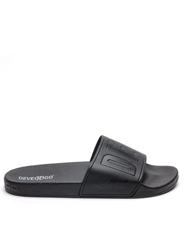 BLACK MEN'S SLIPPERS  - CARAVEL DE26SS2026PU SY