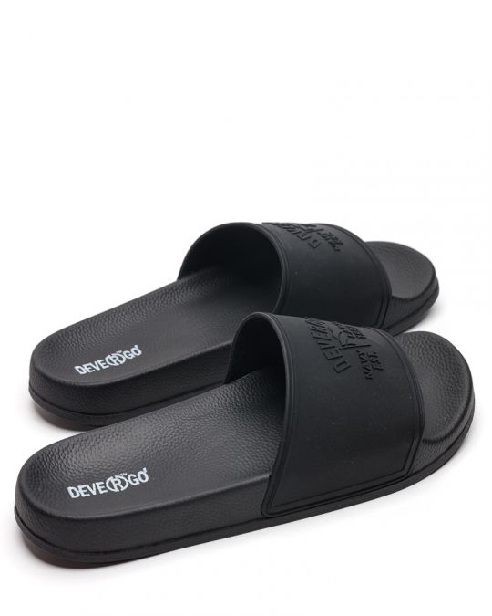 BLACK MEN'S SLIPPERS  - VICENTE DE26SS2034TP RE