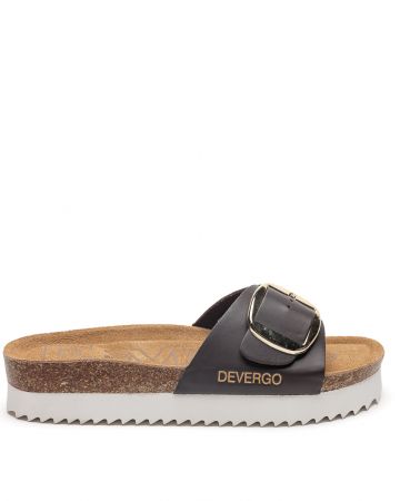 BROWN WOMEN'S SLIPPERS  - GAIA BUCKLE DE26SS2549BU PT